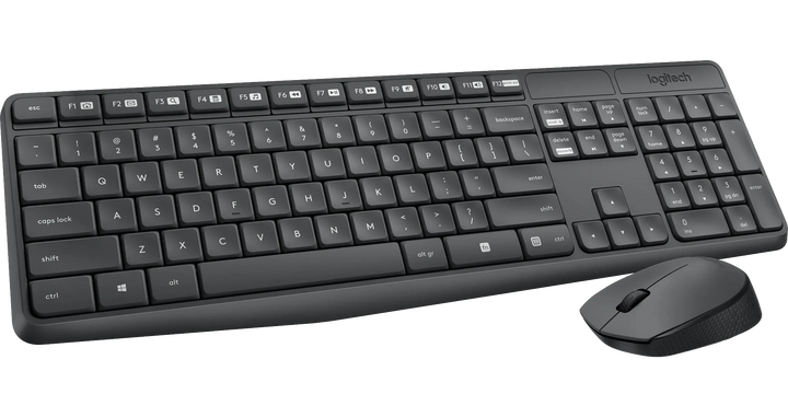 LOGITECH MK235 Langaton Näppäimistö ja Hiiri (Nordic)
