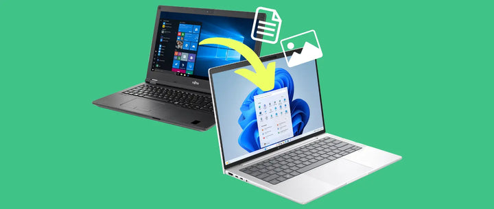 Tietojen siirto uuteen tietokoneeseen