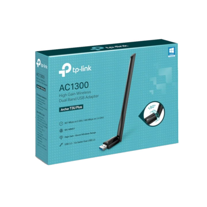 TP-LINK Archer T3U Plus AC1300 Dual-band Wi-Fi -adapter