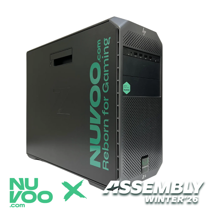Assembly Winter 2026 - GreeniX Z4 G4 Tower | W-2225 | 32 GB | 1 TB NVMe (uusi) | RTX 5060 8GB (uusi) | Win 11 Pro