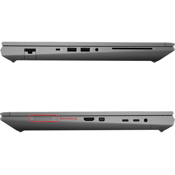 HP ZBook Fury 15 G8 | i7 | RTX A2000 | Win 11 Pro | Outlet
