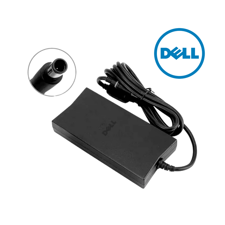 Dell 130 W 19,5 V 7,4 mm nätadapter LA130PM190, begagnad