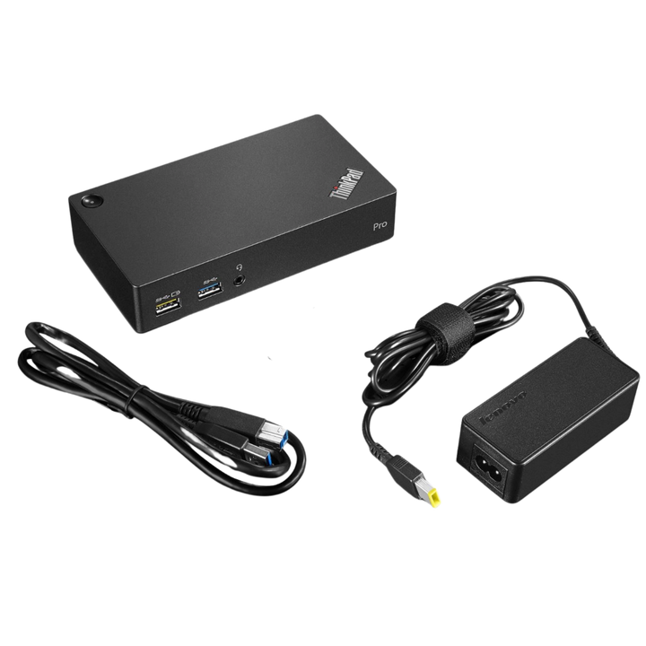 Käytetty Lenovo ThinkPad USB 3.0 Pro Dock 40A7 -telakointiasema