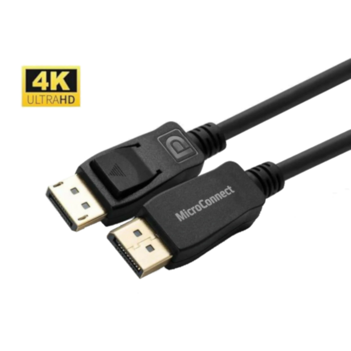 MicroConnect 4K DisplayPort 1.2 Cable, 2m