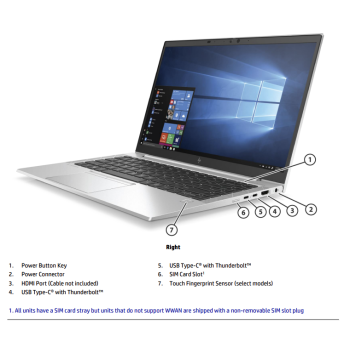 HP Elitebook 840 G7 - i5-10210U/8/256SSD/14/FHD/IPS/W11P/C1