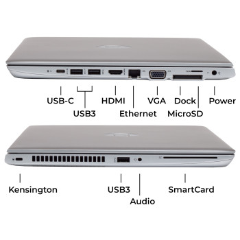 HP Probook 640 G5 - i5-8265U/8/256SSD/14/FHD/touch/W11H/C1/CASE