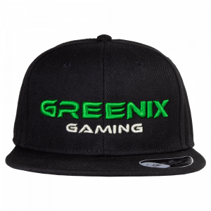 GreeniX - Text snapback (Black)