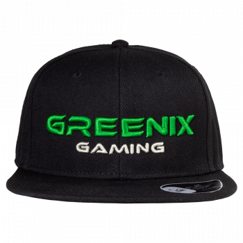 GreeniX - Text snapback (Black)