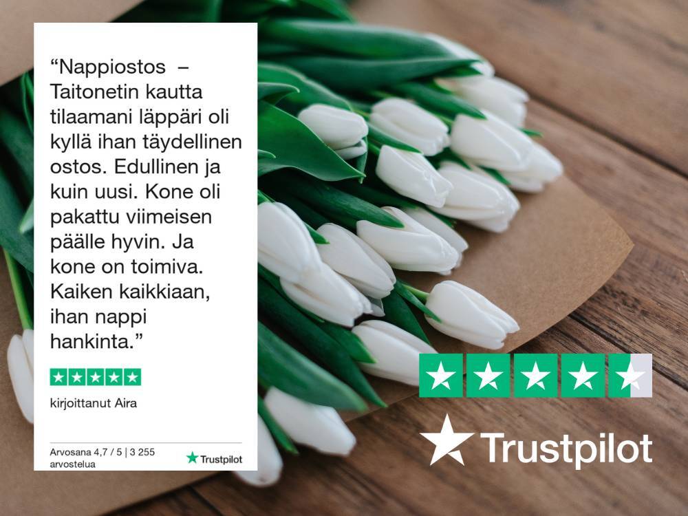 Airan 5 tähden trustpilot-arvostelu
