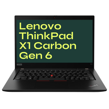Lenovo X1 Carbon (6. gen) - i5-8250U/8/256SSD/14/FHD/TOUCH/W11P/B1/NOR