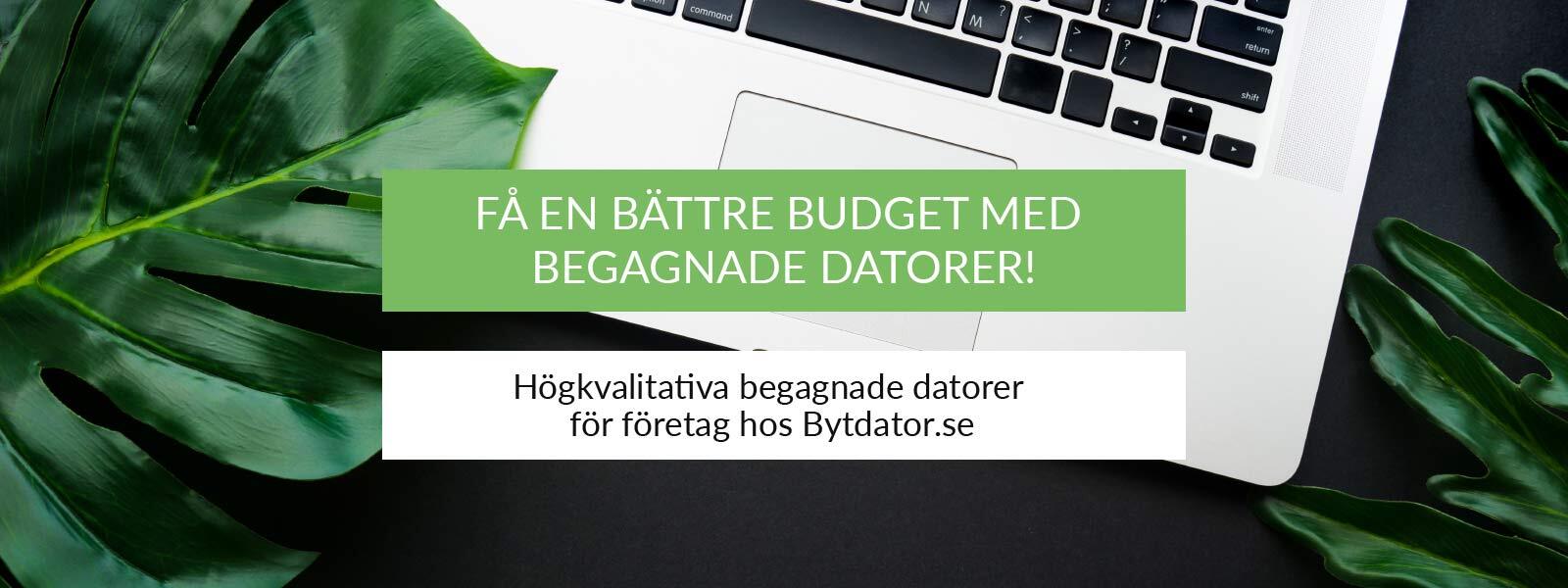 Banner för desktop
