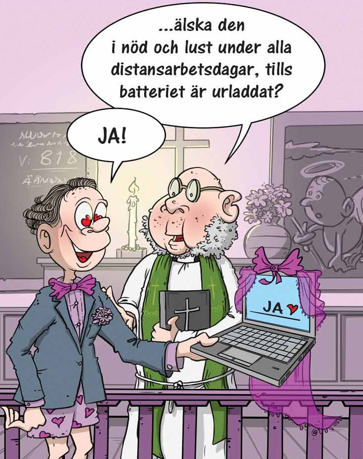 singlesday 2020 tecknad